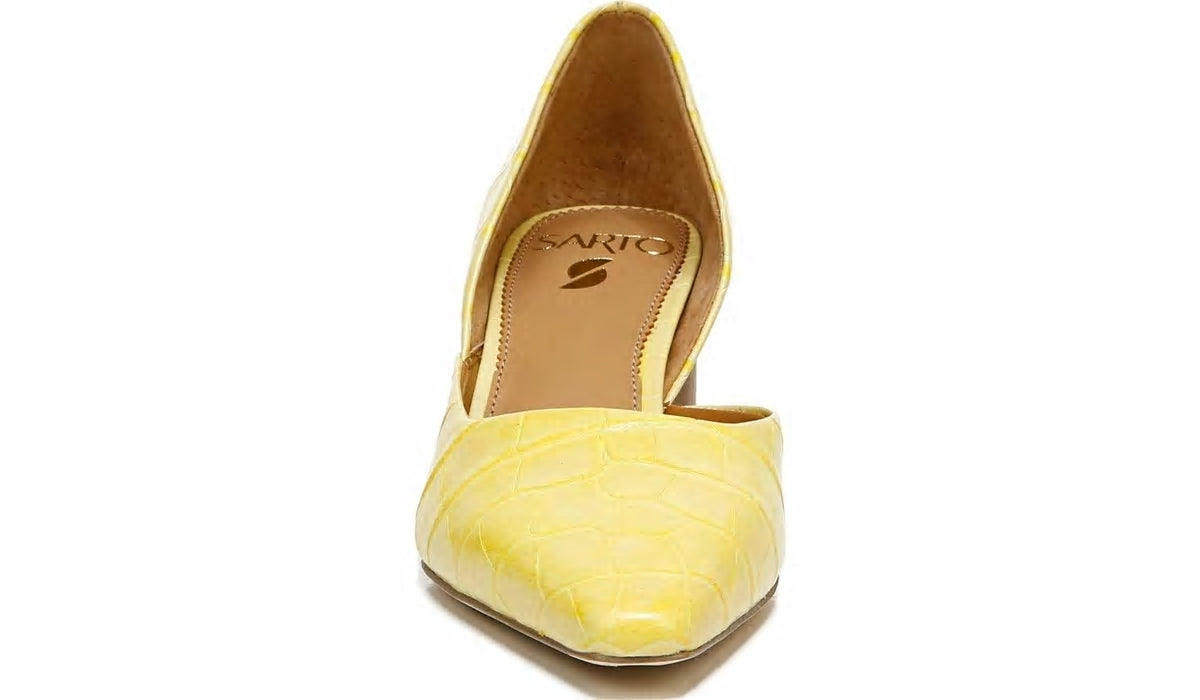 Franco Sarto Sarto Rita Pump Lemonade Crocco Leather