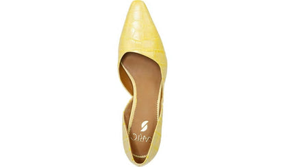 Franco Sarto Sarto Rita Pump Lemonade Crocco Leather