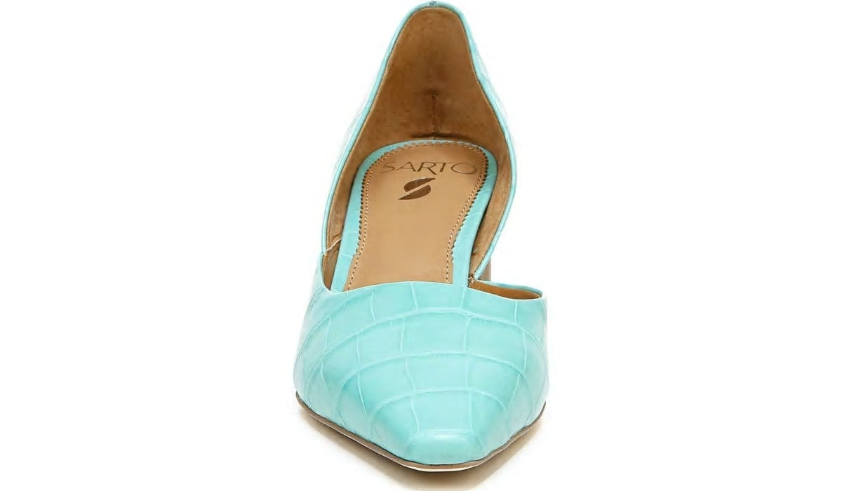 Franco Sarto Sarto Rita Pump Aqua Crocco Leather