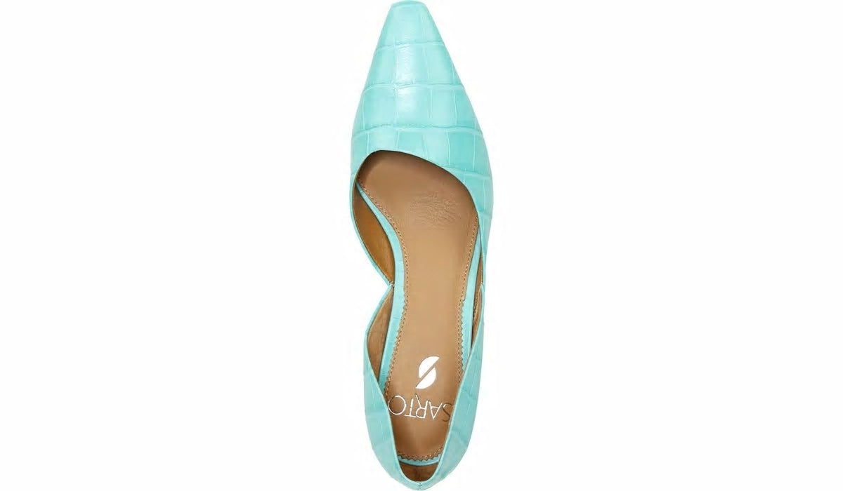 Franco Sarto Sarto Rita Pump Aqua Crocco Leather