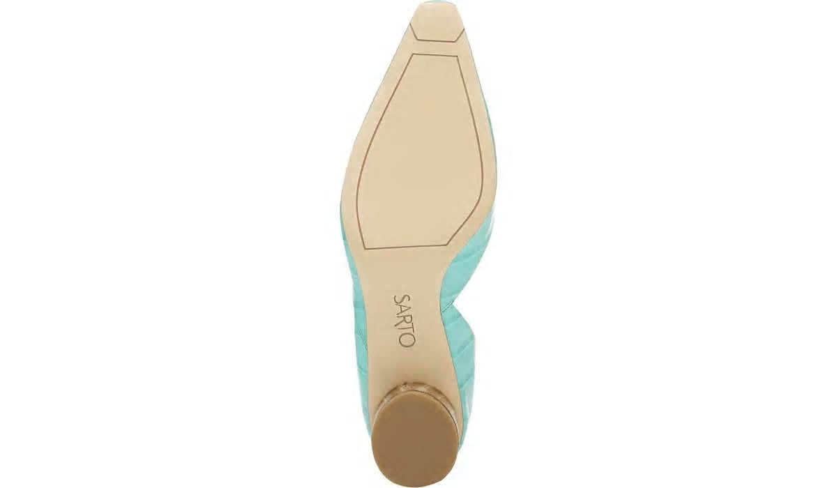 Franco Sarto Sarto Rita Pump Aqua Crocco Leather