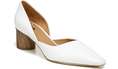 Franco Sarto Sarto Rita Pump White Crocco Leather