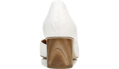 Franco Sarto Sarto Rita Pump White Crocco Leather