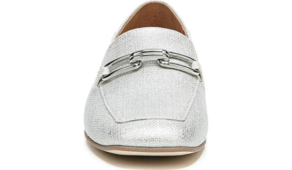 Franco Sarto Sarto Tamra Loafer Silver Fabric