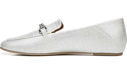 Franco Sarto Sarto Tamra Loafer Silver Fabric