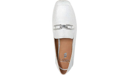 Franco Sarto Sarto Tamra Loafer Silver Fabric