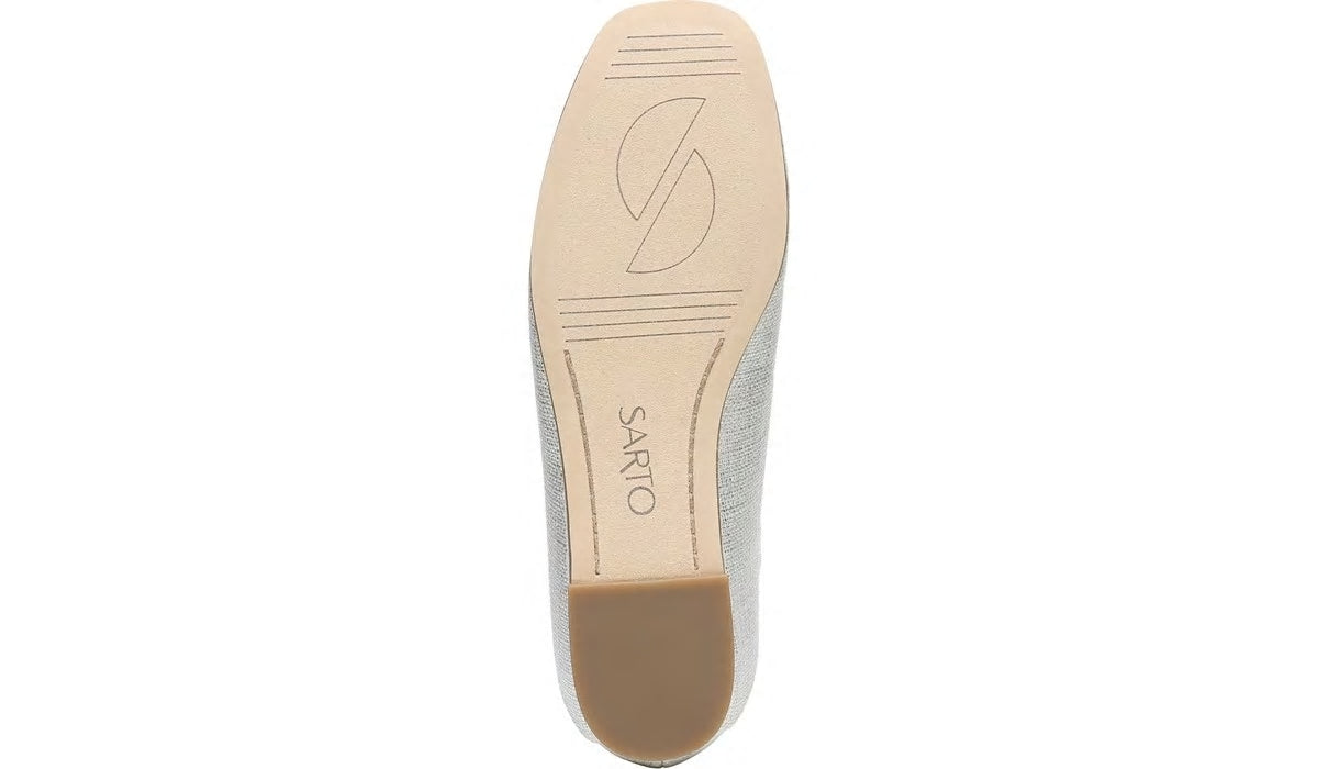 Franco Sarto Sarto Tamra Loafer Silver Fabric