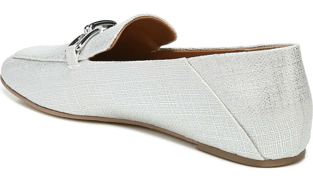 Franco Sarto Sarto Tamra Loafer Silver Fabric
