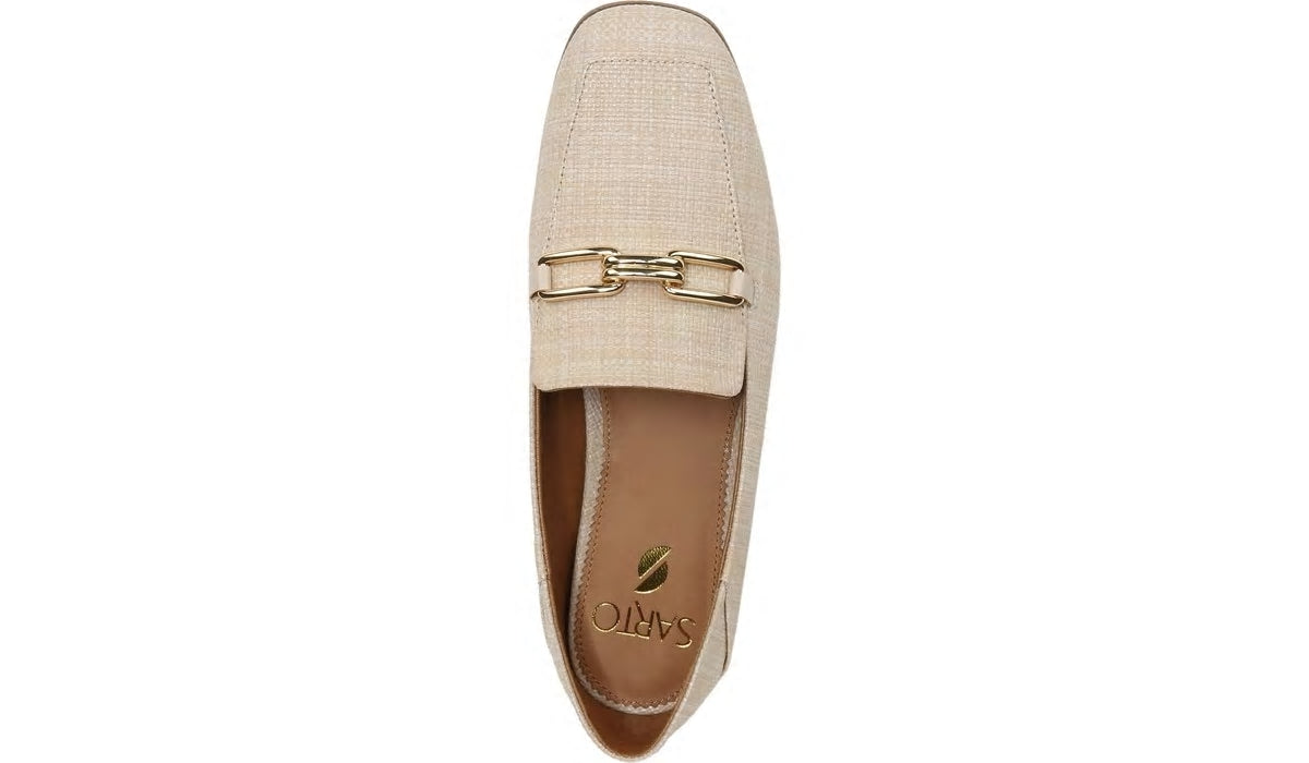 Franco Sarto Sarto Tamra Loafer Oatmeal Raffia