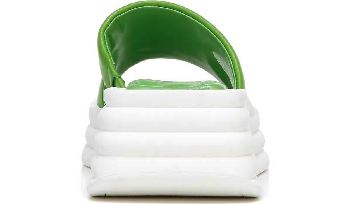 Franco Sarto Sarto Vina Platform Slide Sandal Acid Green Leather