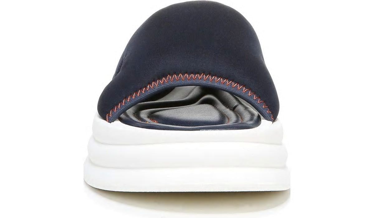 Franco Sarto Sarto Vina 2 Platform Slide Sandal Inky Navy Fabric