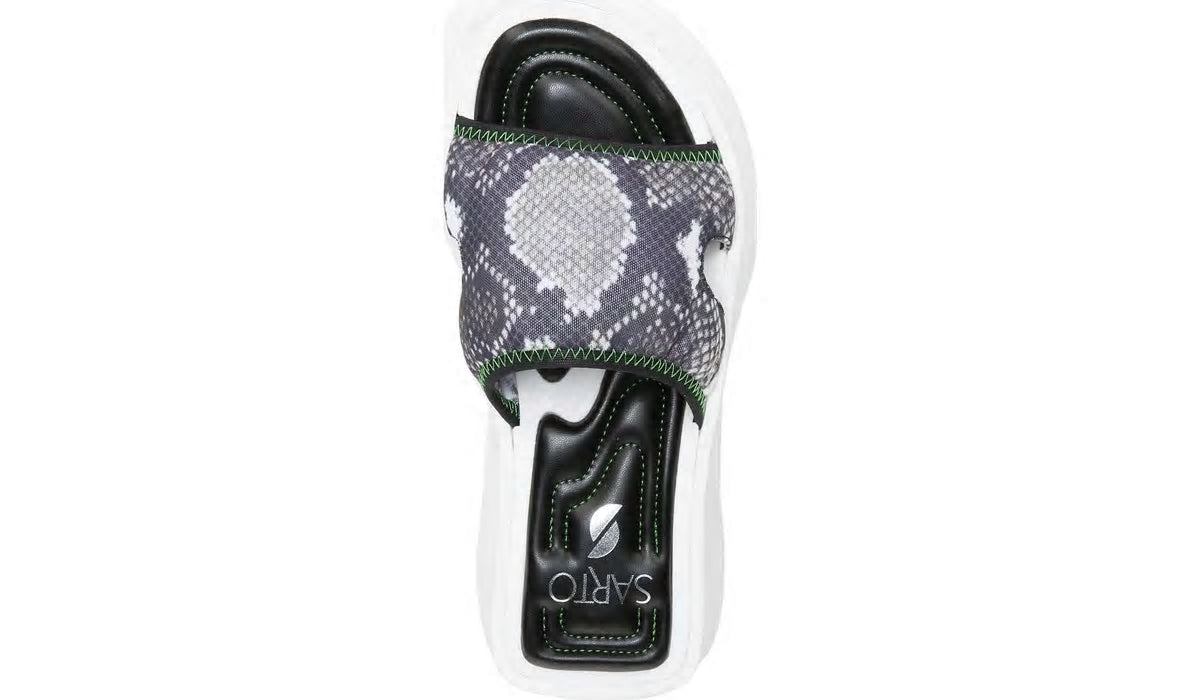 Franco Sarto Sarto Vina 2 Platform Slide Sandal Roccia Mesh