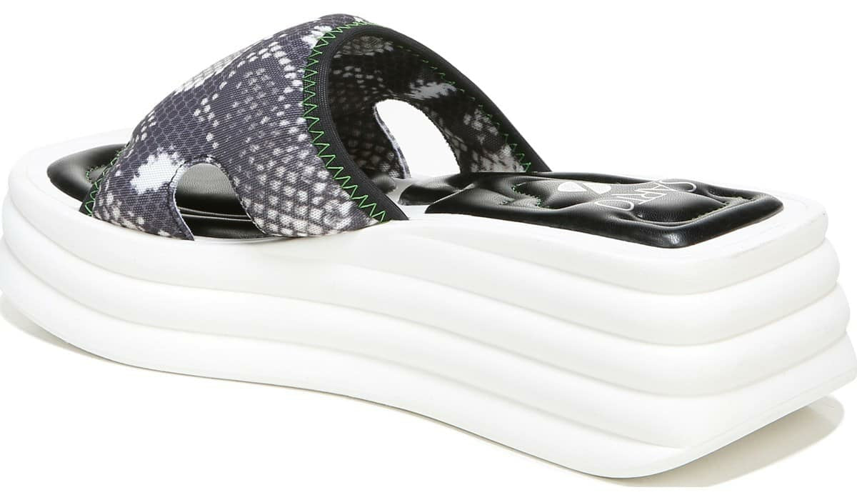 Franco Sarto Sarto Vina 2 Platform Slide Sandal Roccia Mesh