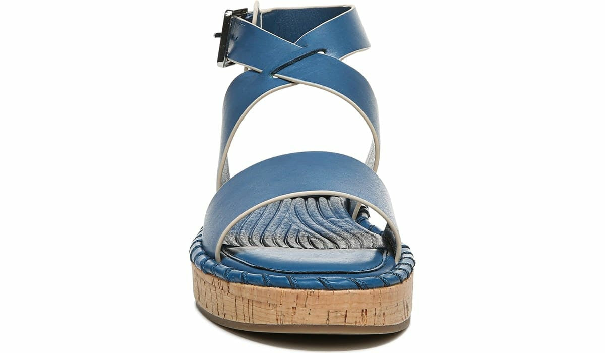 Franco Sarto Sarto Zarlo Platform Sandal Teal Leather