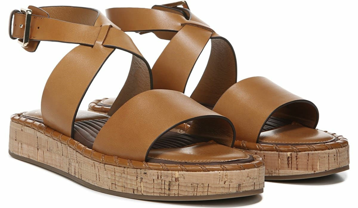 Franco Sarto Sarto Zarlo Platform Sandal Cuoio Leather