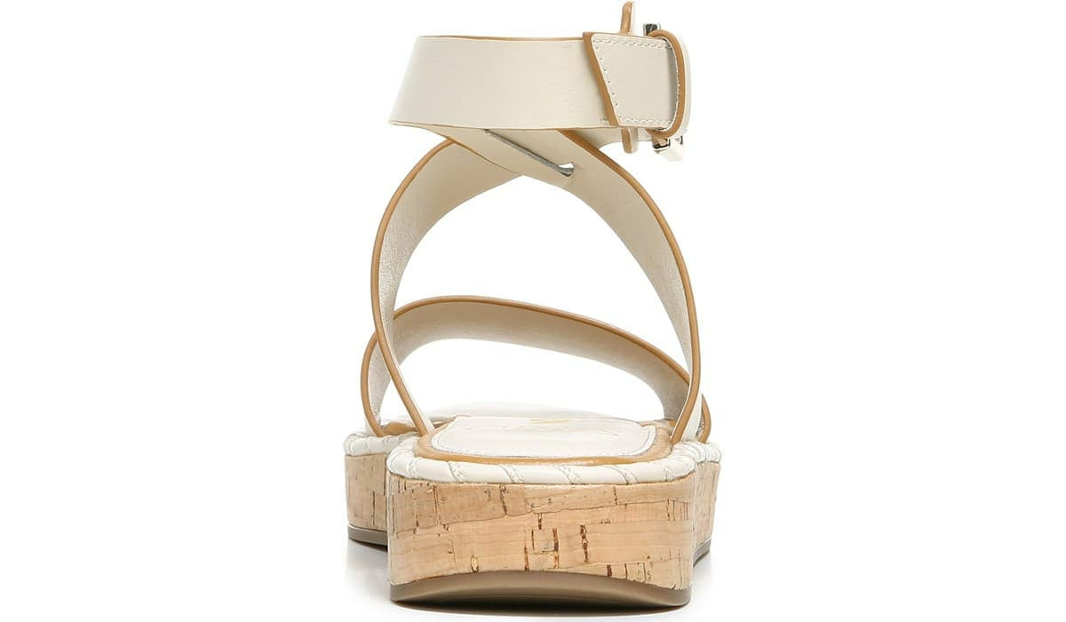Franco Sarto Sarto Zarlo Platform Sandal Cream Leather