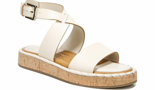 Franco Sarto Sarto Zarlo Platform Sandal Cream Leather