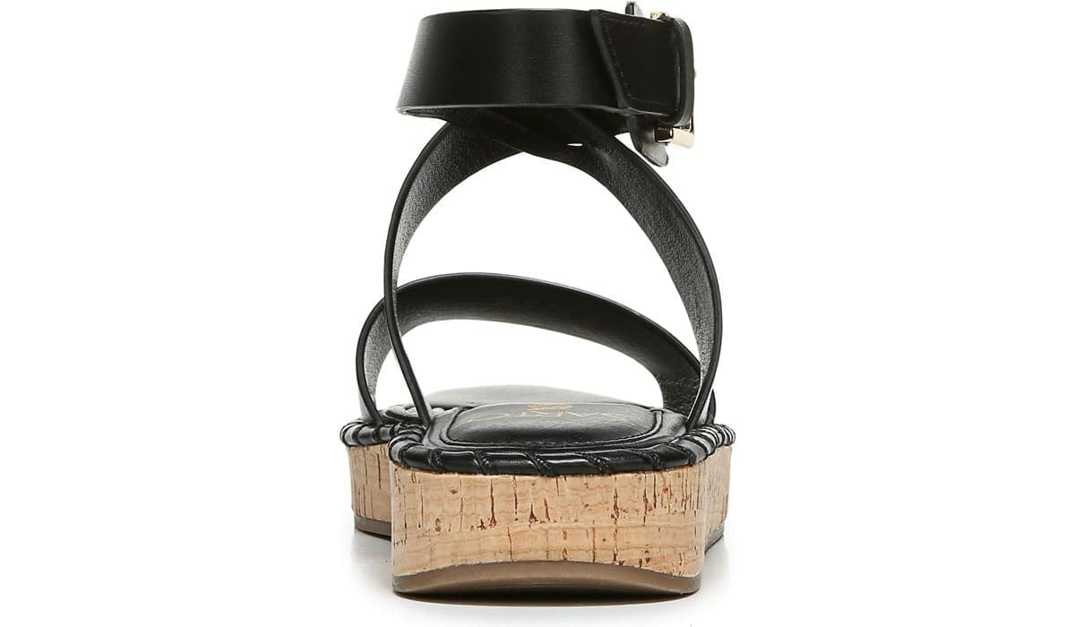 Franco Sarto Sarto Zarlo Platform Sandal Black Leather