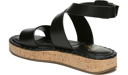 Franco Sarto Sarto Zarlo Platform Sandal Black Leather