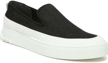 Franco Sarto Sarto Debra 2 Platform Slip On Sneaker Black Fabric