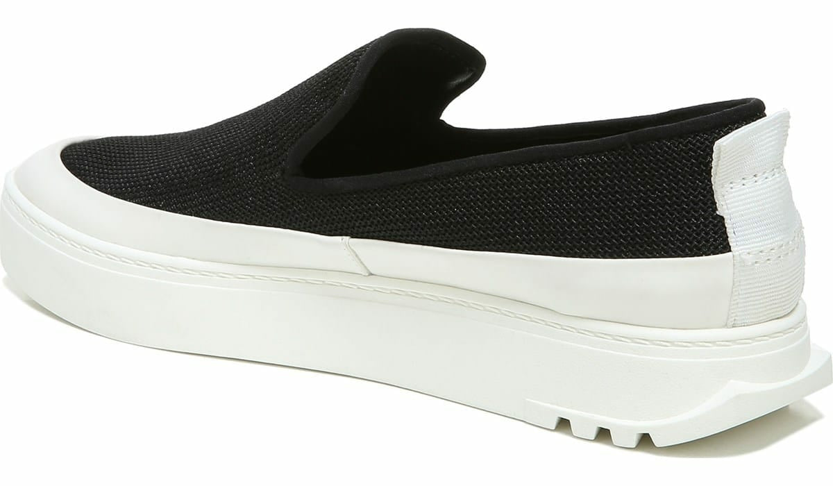 Franco Sarto Sarto Debra 2 Platform Slip On Sneaker Black Fabric