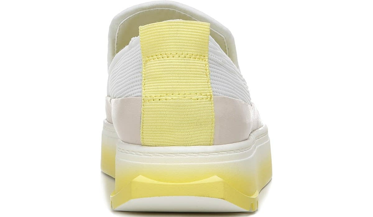 Franco Sarto Sarto Debra 2 Platform Slip On Sneaker White Fabric
