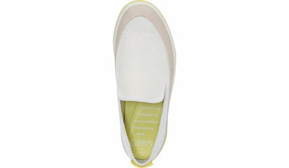 Franco Sarto Sarto Debra 2 Platform Slip On Sneaker White Fabric