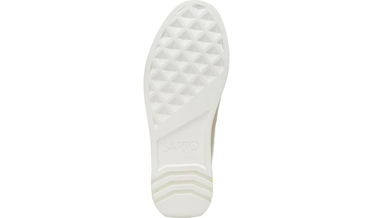 Franco Sarto Sarto Debra 2 Platform Slip On Sneaker White Fabric