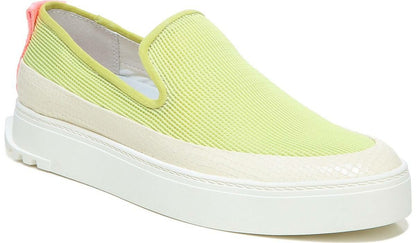Franco Sarto Sarto Debra 2 Platform Slip On Sneaker Citron Leather