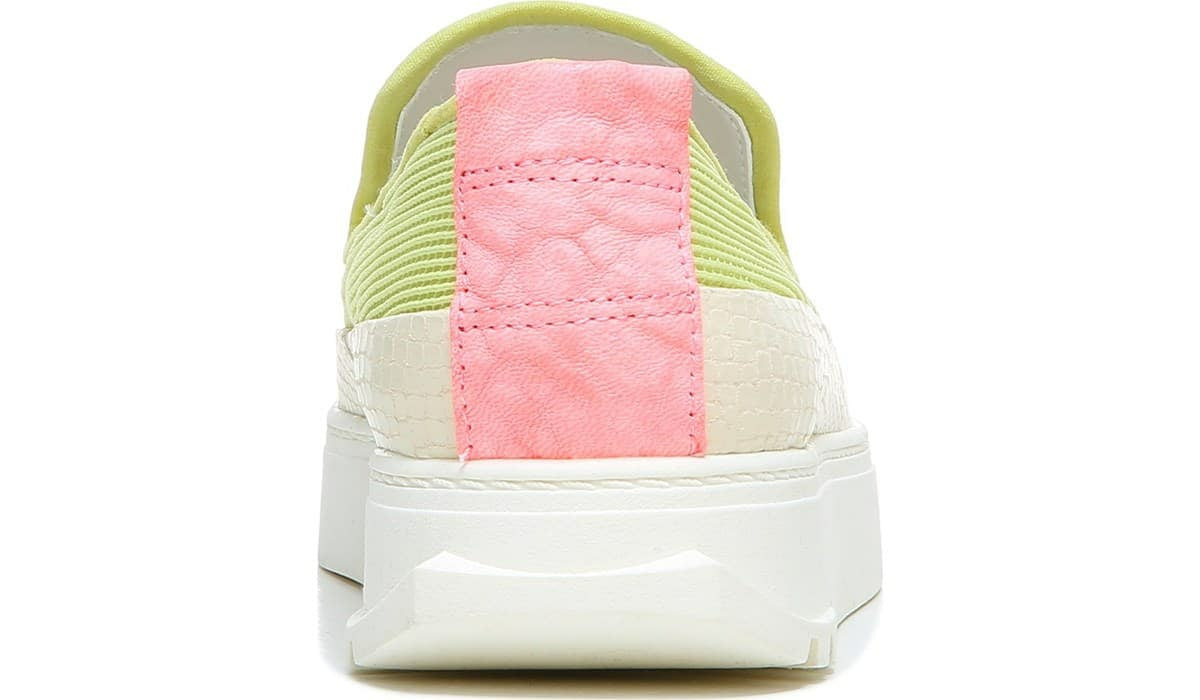 Franco Sarto Sarto Debra 2 Platform Slip On Sneaker Citron Leather