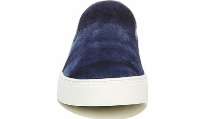 Franco Sarto Sarto Debra 3 Platform Slip On Sneaker Indigo Suede
