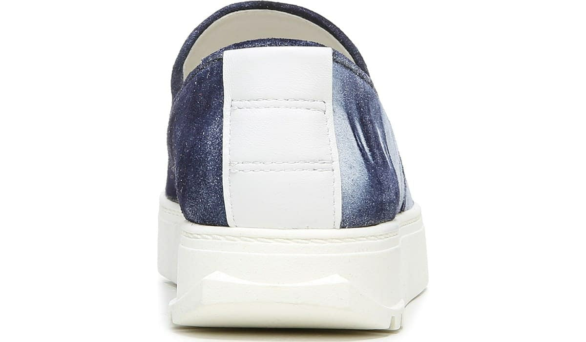 Franco Sarto Sarto Debra 3 Platform Slip On Sneaker Indigo Suede