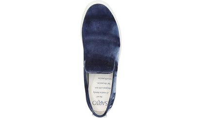 Franco Sarto Sarto Debra 3 Platform Slip On Sneaker Indigo Suede