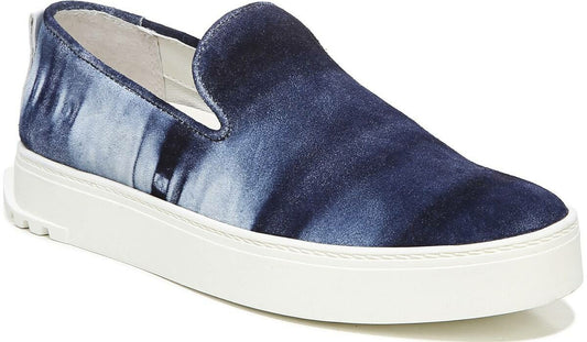 Franco Sarto Sarto Debra 3 Platform Slip On Sneaker Indigo Suede