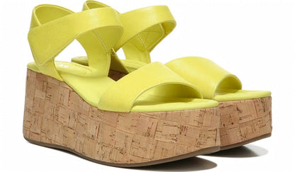 Franco Sarto Sarto Demi 2 Platform Wedge Sandal Limeade Leather