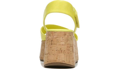 Franco Sarto Sarto Demi 2 Platform Wedge Sandal Limeade Leather