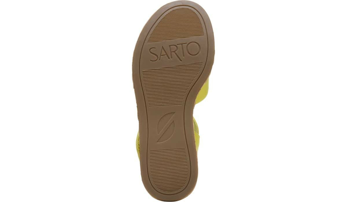 Franco Sarto Sarto Demi 2 Platform Wedge Sandal Limeade Leather