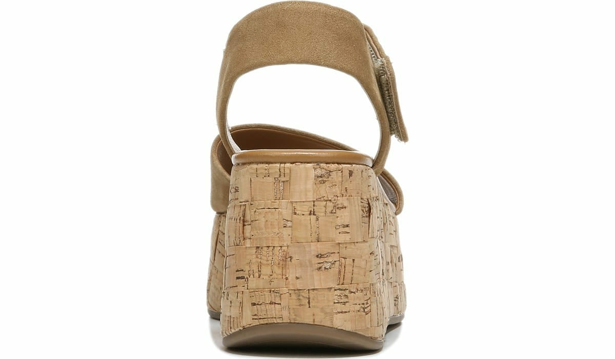 Franco Sarto Sarto Demi 2 Platform Wedge Sandal Toasted Barley Suede