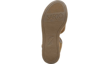 Franco Sarto Sarto Demi 2 Platform Wedge Sandal Toasted Barley Suede