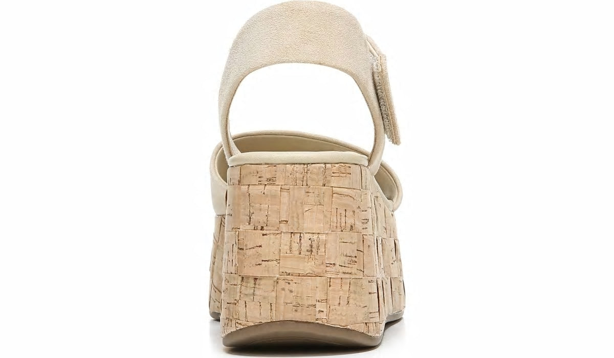 Franco Sarto Sarto Demi 2 Platform Wedge Sandal Sand Suede