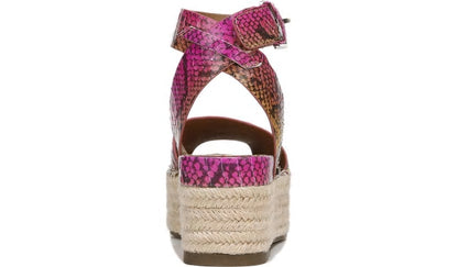 Franco Sarto Sarto Lexie 3 Espadrille Platform Sandal Multi Leather