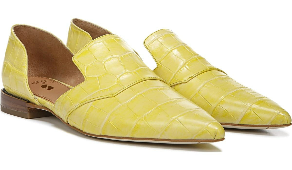 Franco Sarto Sarto Toby D'Orsay Flat Lemonade Leather