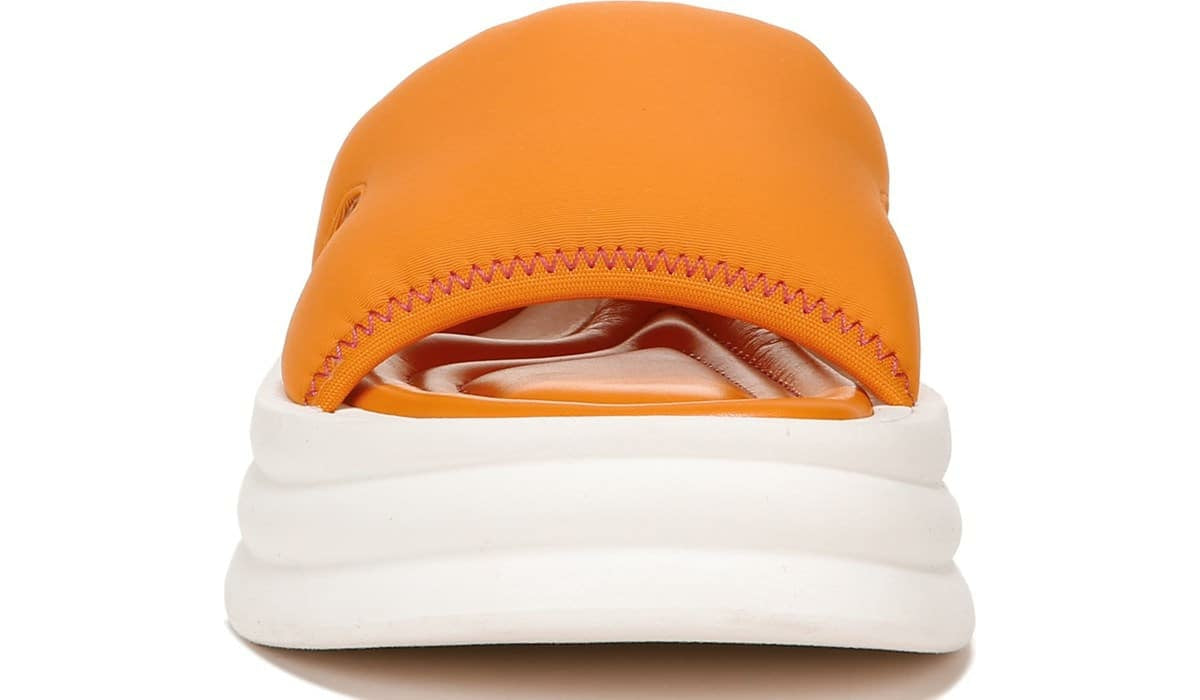 Franco Sarto Sarto Vina 2 Platform Slide Sandal Orange Fabric