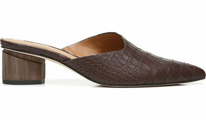 Franco Sarto Sarto Visa 2 Mule Brown Leather