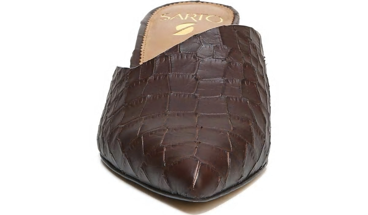 Franco Sarto Sarto Visa 2 Mule Brown Leather