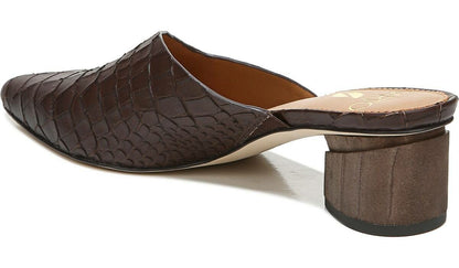 Franco Sarto Sarto Visa 2 Mule Brown Leather