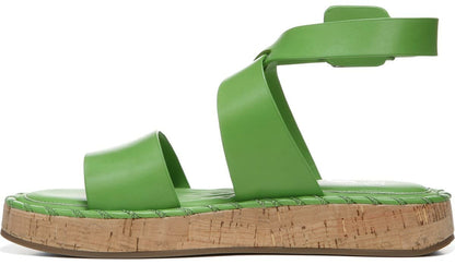 Franco Sarto Sarto Zarlo Platform Sandal Acid Green Leather
