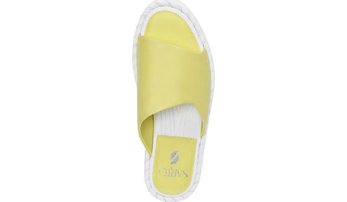 Franco Sarto Sarto Zoe Slide Sandal Limeade Leather