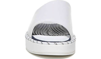 Franco Sarto Sarto Zoe Slide Sandal White Leather