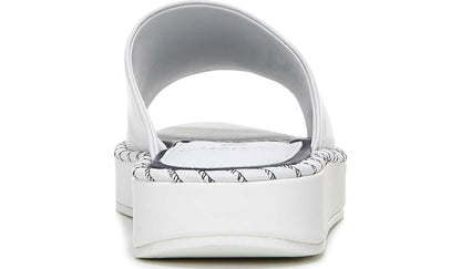 Franco Sarto Sarto Zoe Slide Sandal White Leather